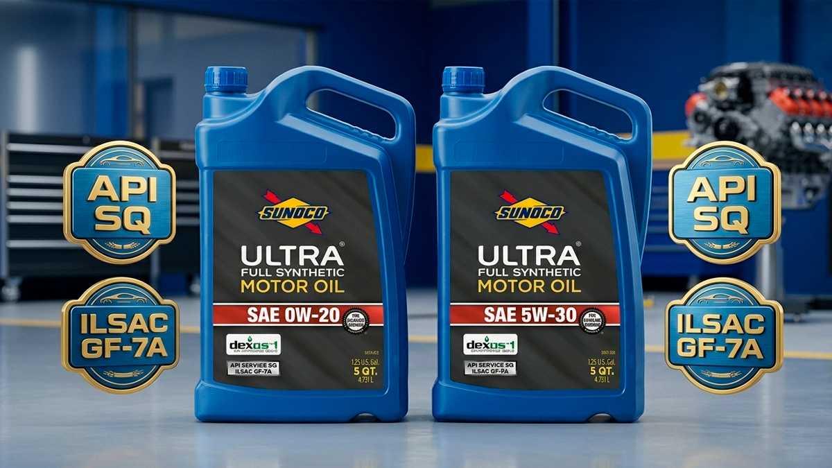 Нові стандарти API SQ та ILSAC GF-7A для олив SUNOCO ULTRA SYNTHETIC