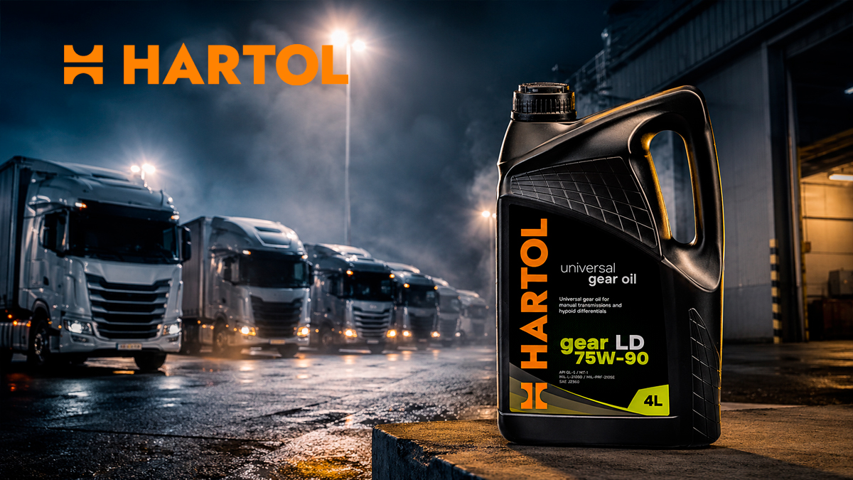 Трансмісійна олива HARTOL Gear LD SAE 75W-90 для вантажного автопарку