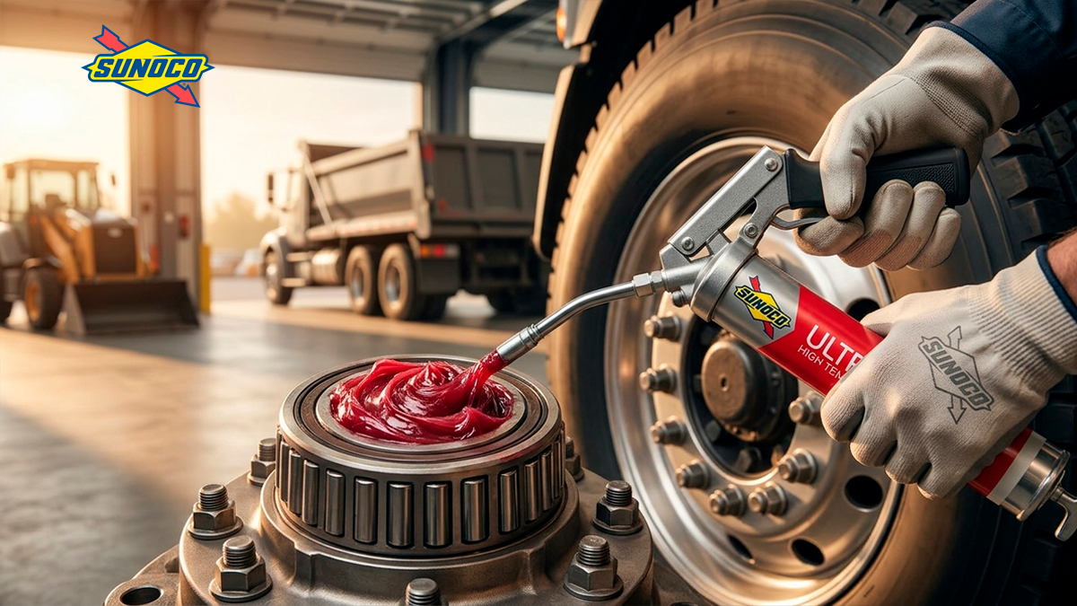 SUNOCO Ultra High Temp Red Grease 2 — консистентне мастило для підшипників та спецтехніки