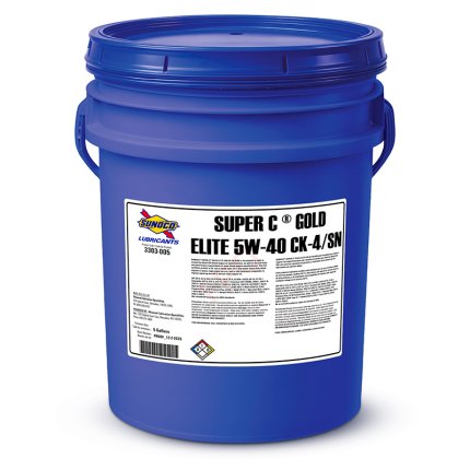 Олива моторна SUNOCO SUPER C GOLD ELITE SAE 5W-40, CK-4/SN (18,93 л)