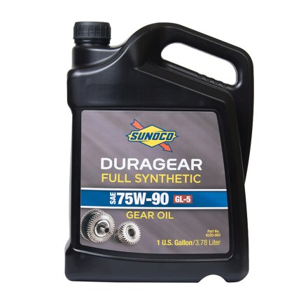 Олива трансмісійна SUNOCO DURAGEAR FULL SYNTHETIC GL-5 SAE 75W-90 (3,785 л)