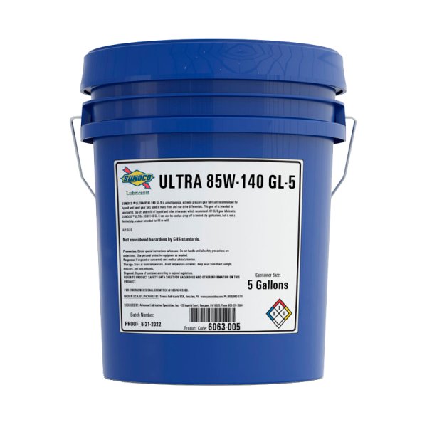 Олива трансмісійна SUNOCO ULTRA GL-5 SAE 85W-140 (18,93 л)