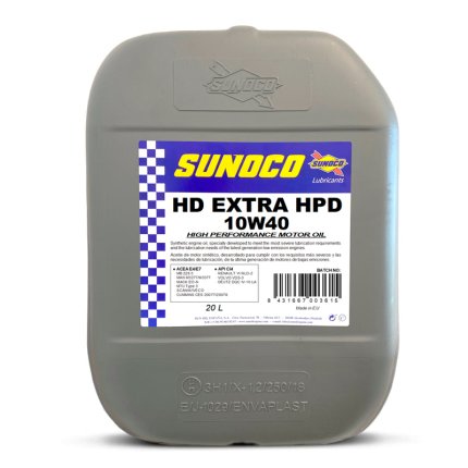 Олива моторна SUNOCO HEAVY DUTY EXTRA HPD SAE 10W-40 (20 л)