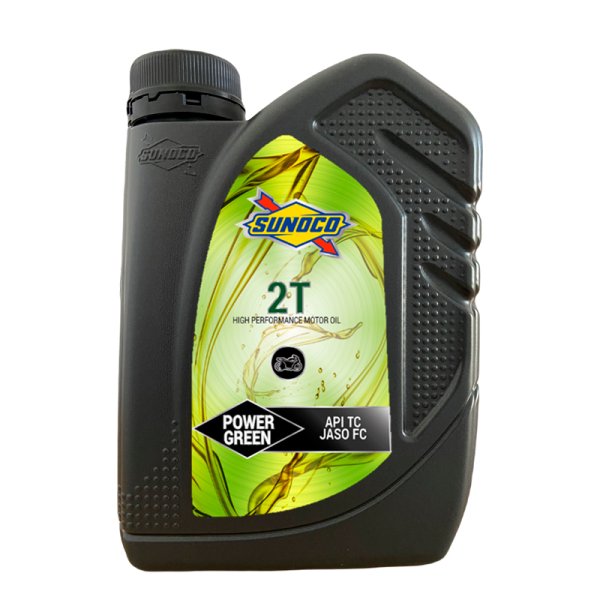Олива моторна синтетична для 2-тактних двигунів SUNOCO 2T POWER GREEN (1 л)