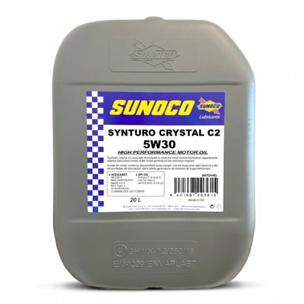 Олива моторна SUNOCO SYNTURO CRYSTAL C2 SAE 5W-30 (20 л)