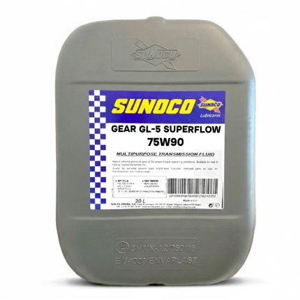 Олива трансмісійна SUNOCO GEAR GL-5/GL-4 SUPERFLOW SAE 75W-90 (20 л)