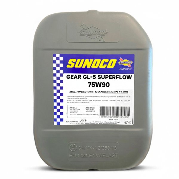 Олива трансмісійна SUNOCO GEAR GL-5/GL-4 SUPERFLOW SAE 75W-90 (20 л)