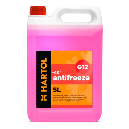 Антифриз HARTOL Antifreeze G12 -40C Red (5 л)