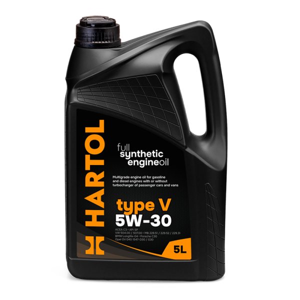 Олива моторна HARTOL Type V SAE 5W-30 (5 л)