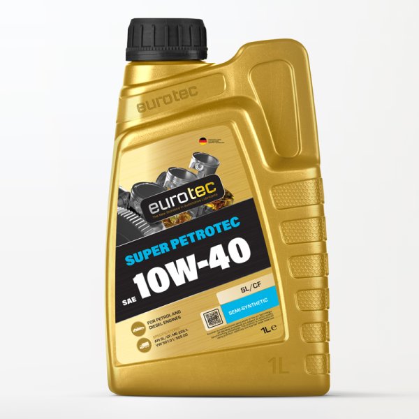 Олива моторна EUROTEC Super Petrotec SAE 10W-40 SL/CF (1 л)