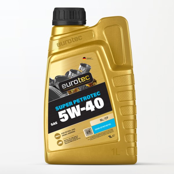 Олива моторна EUROTEC Super Petrotec SAE 5W-40 SL/CF (1 л)