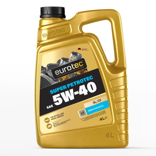 Олива моторна EUROTEC Super Petrotec SAE 5W-40 SL/CF (4 л)