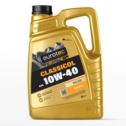 Олива моторна EUROTEC Classicol SAE 10W-40 SG/CD (5 л)