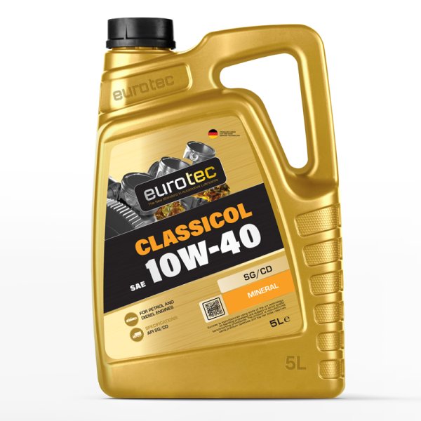 Олива моторна EUROTEC Classicol SAE 10W-40 SG/CD (5 л)