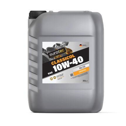Олива моторна EUROTEC Classicol SAE 10W-40 SG/CD (30 л)