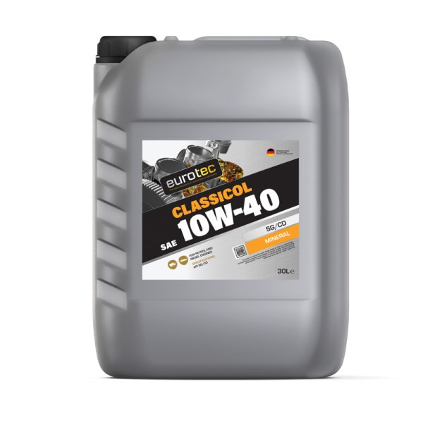 Олива моторна EUROTEC Classicol SAE 10W-40 SG/CD (30 л)