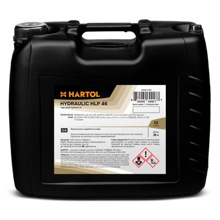 Олива гідравлічна HARTOL Hydraulic HLP 46 (20 л)