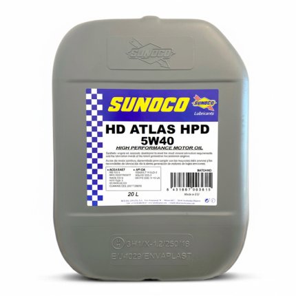 Олива моторна SUNOCO HEAVY DUTY ATLAS HPD SAE 5W-40 (20 л)