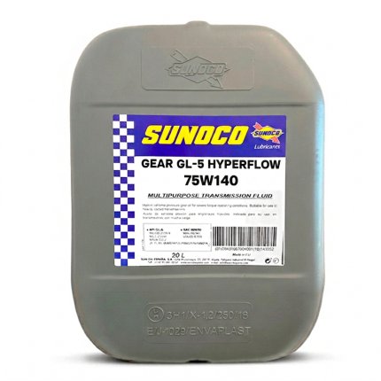 Олива трансмісійна SUNOCO GEAR GL-5 HYPERFLOW SAE 75W-140 (20 л)
